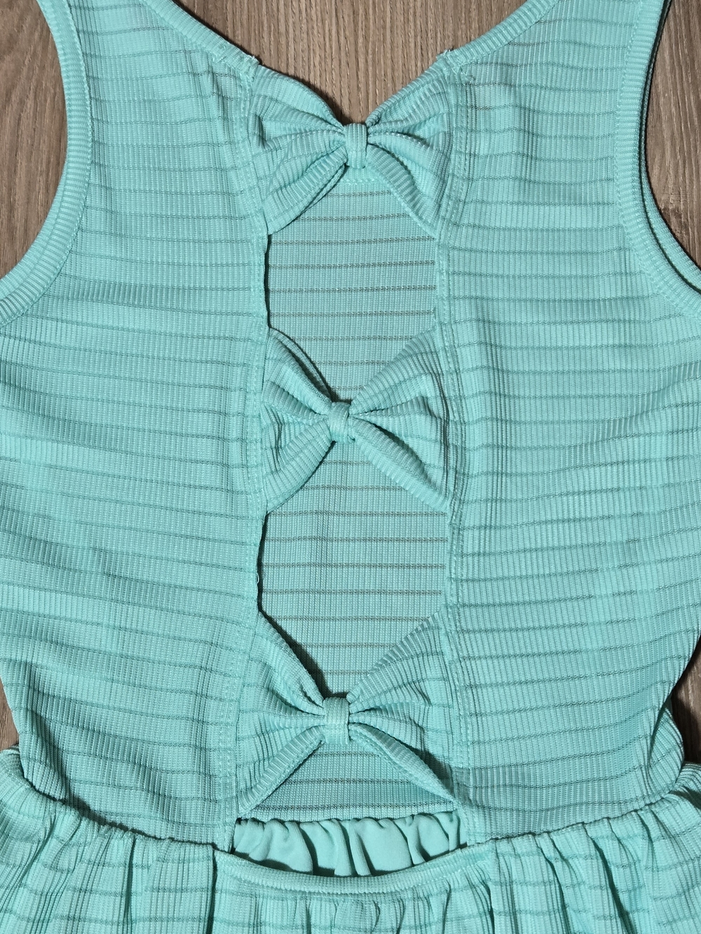 Ocean Drive Turquoise Ribbed Tank - Picture 4 of 7